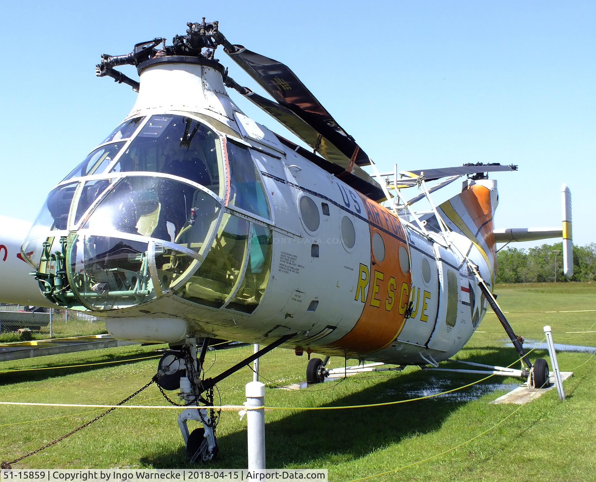 51-15859, 1952 Piasecki CH-21B Workhorse C/N B.6, Piasecki CH-21B Workhorse/Shawnee at the USS Alabama Battleship Memorial Park, Mobile AL