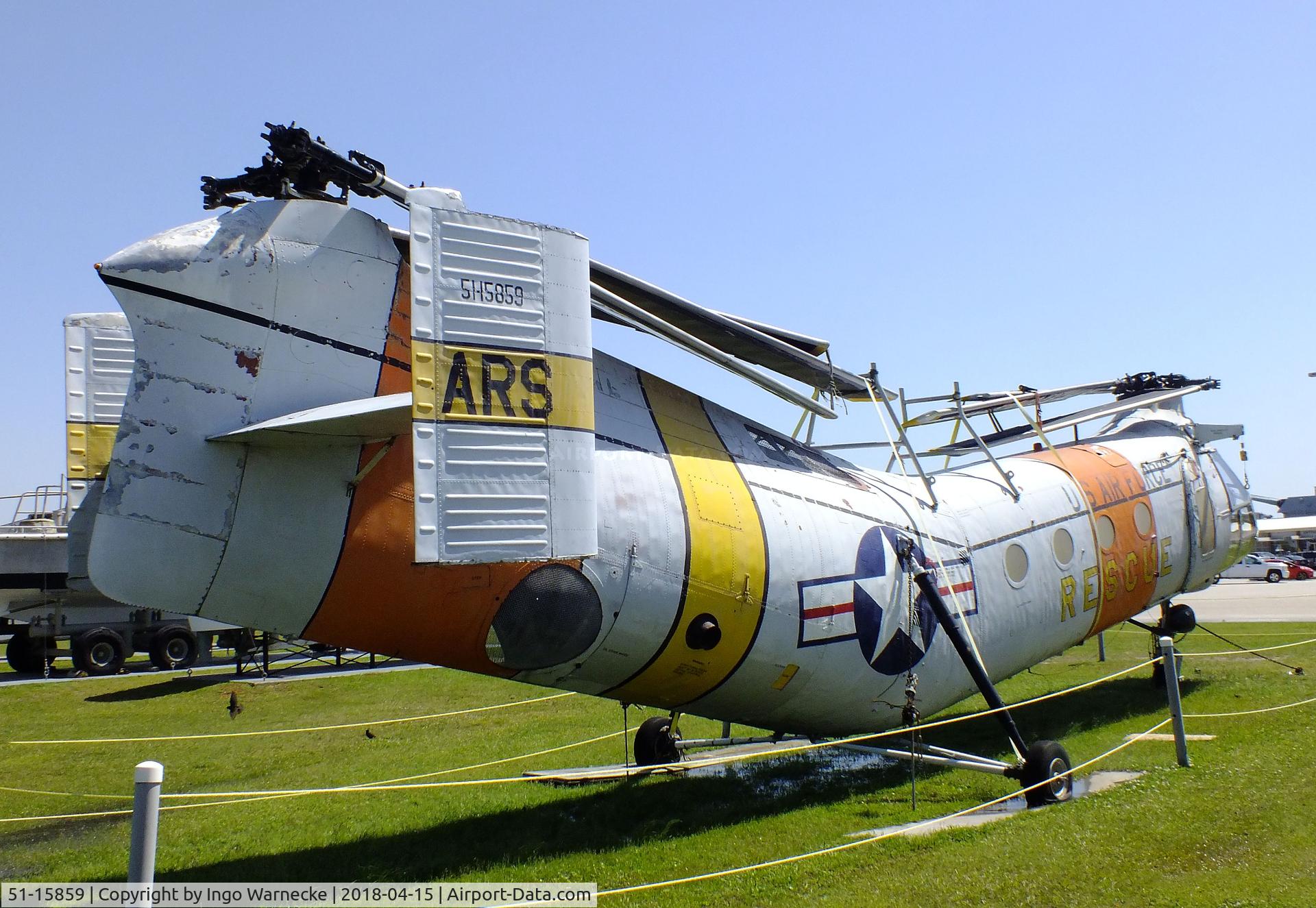 51-15859, 1952 Piasecki CH-21B Workhorse C/N B.6, Piasecki CH-21B Workhorse/Shawnee at the USS Alabama Battleship Memorial Park, Mobile AL