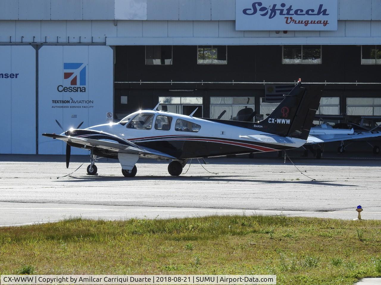 CX-WWW, 1973 Beech 95-B55 Baron Baron C/N TC-1588, Landed at SUMU