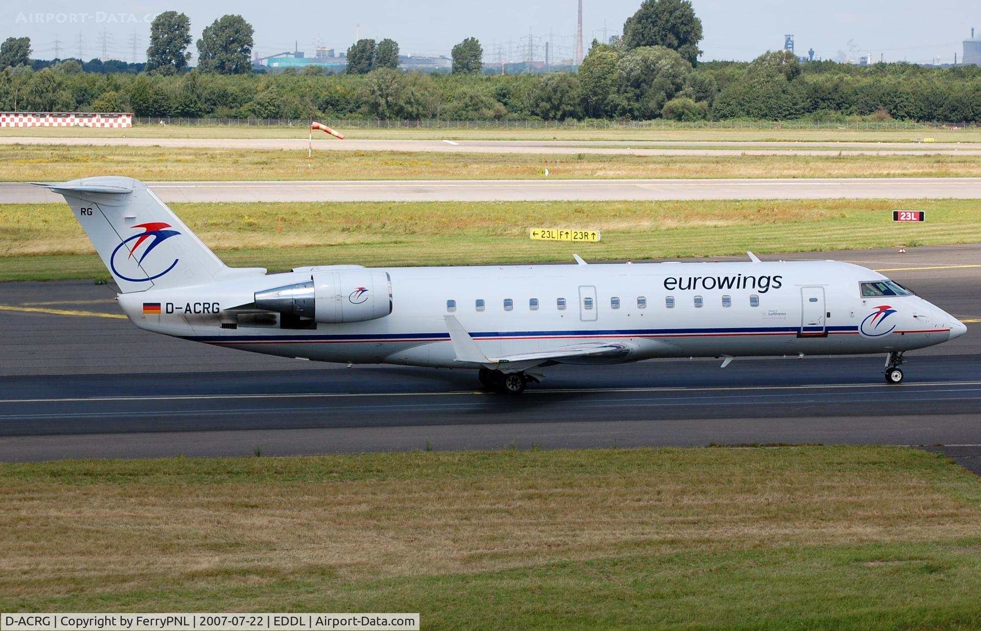 D-ACRG, 2002 Bombardier CRJ-200ER (CL-600-2B19) C/N 7630, Eurowings CL200