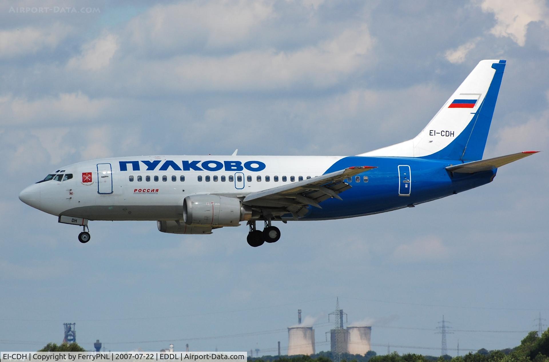 EI-CDH, 1992 Boeing 737-548 C/N 25739, Pulkovo/Rossiya B735 landing