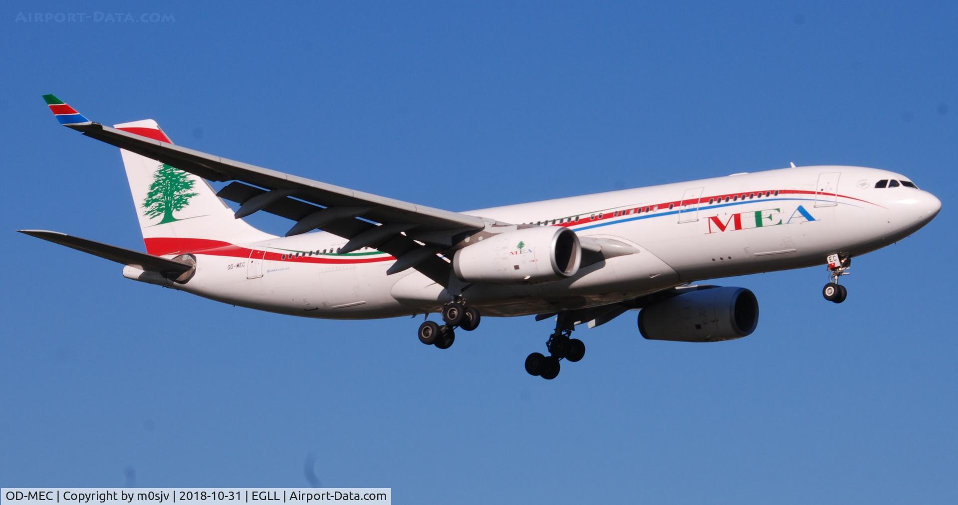 OD-MEC, 2009 Airbus A330-243 C/N 995, Taken from the theshold of 09L
