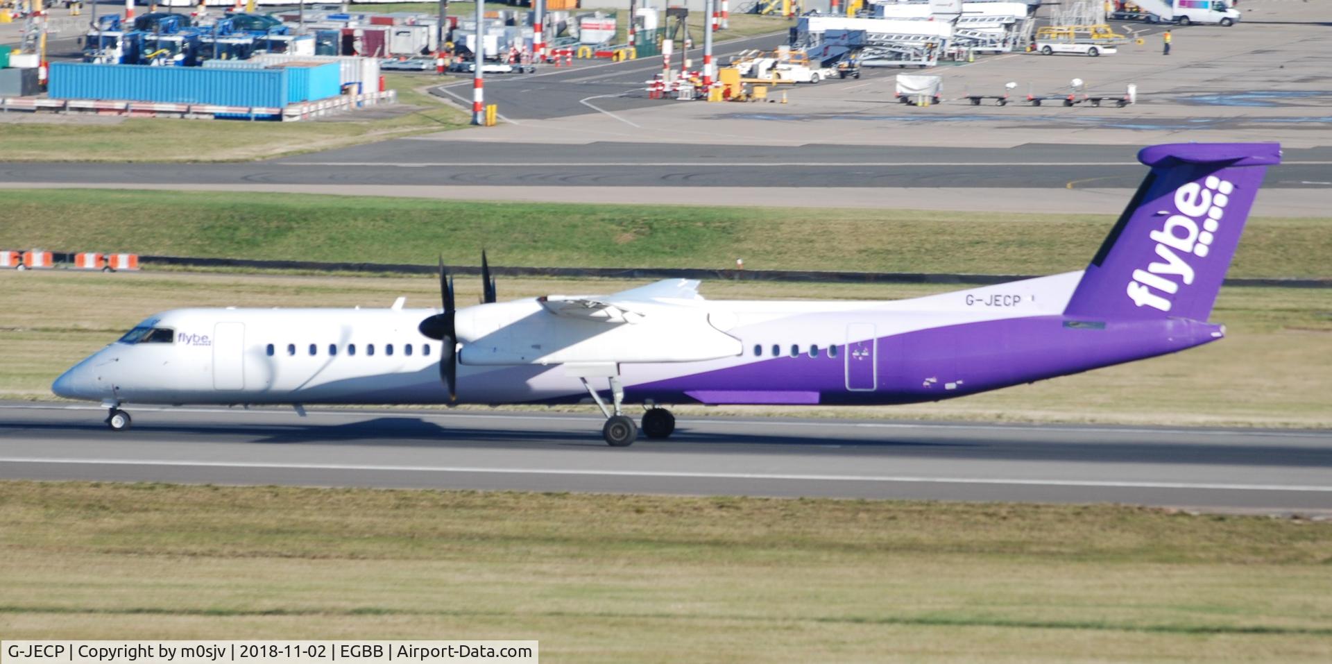 G-JECP, 2006 De Havilland Canada DHC-8-402Q Dash 8 C/N 4136, Taken from Freeport Carpark