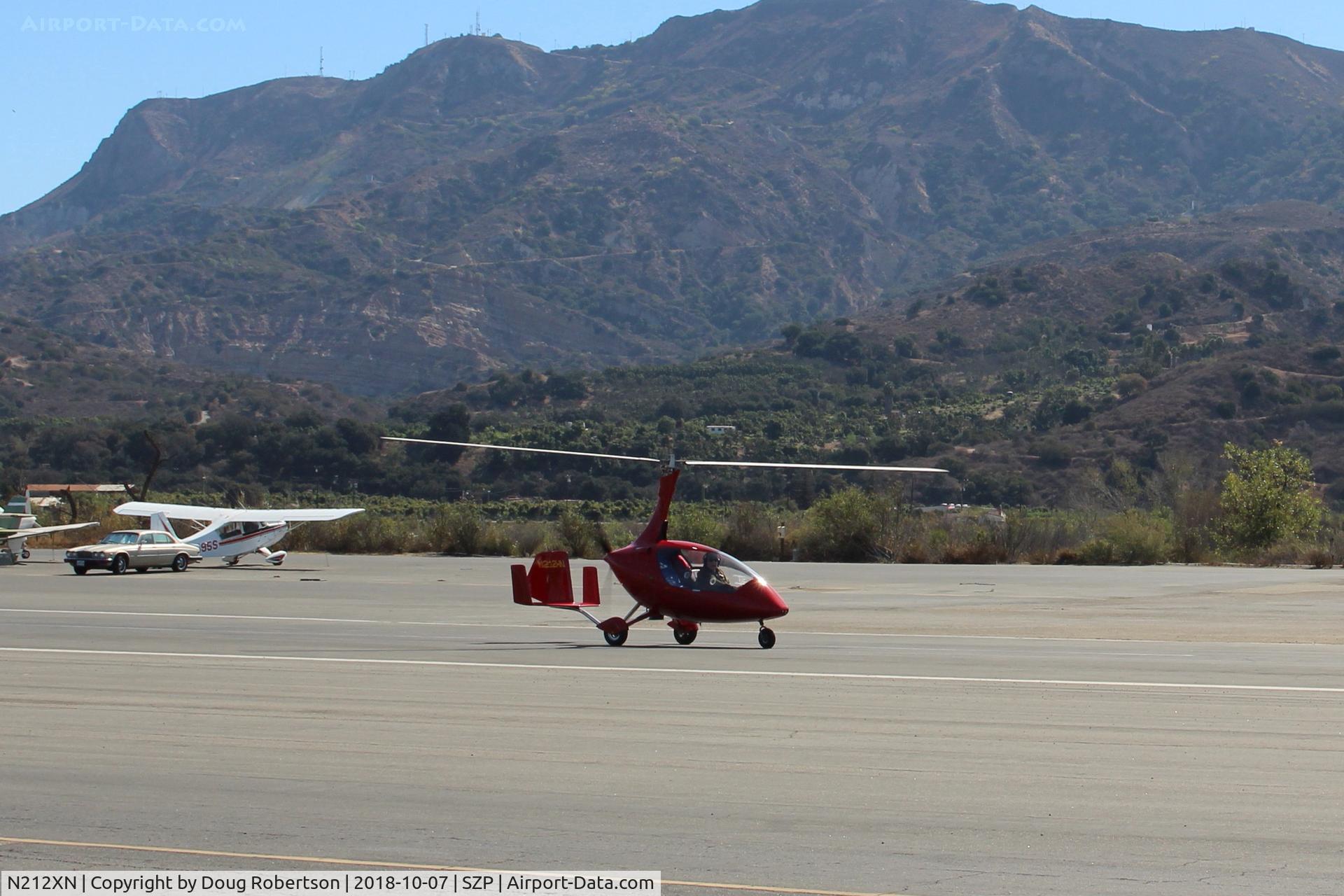 N212XN, 2015 AutoGyro Calidus C/N C00368, 2015 Pollock AutoGyro Gmbh CALIDUS, Rotax 914ULS 115 Hp Experimental pusher, landing roll Rwy 22