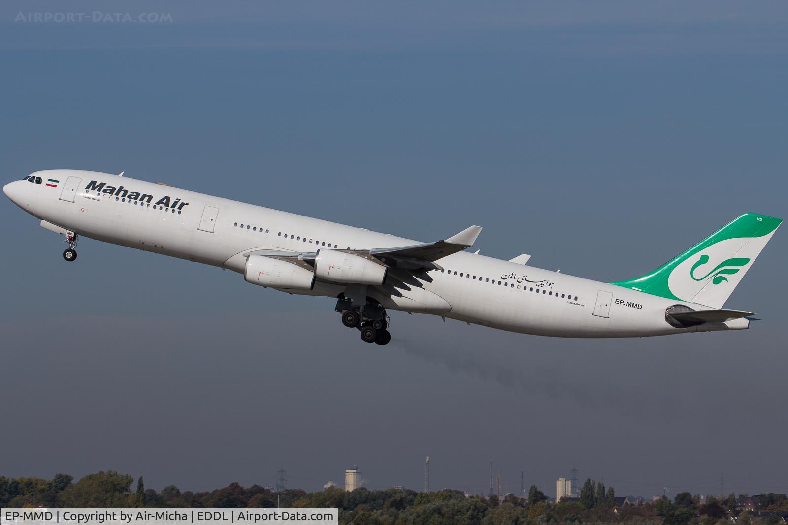 EP-MMD, 1997 Airbus A340-313 C/N 164, Mahan Air