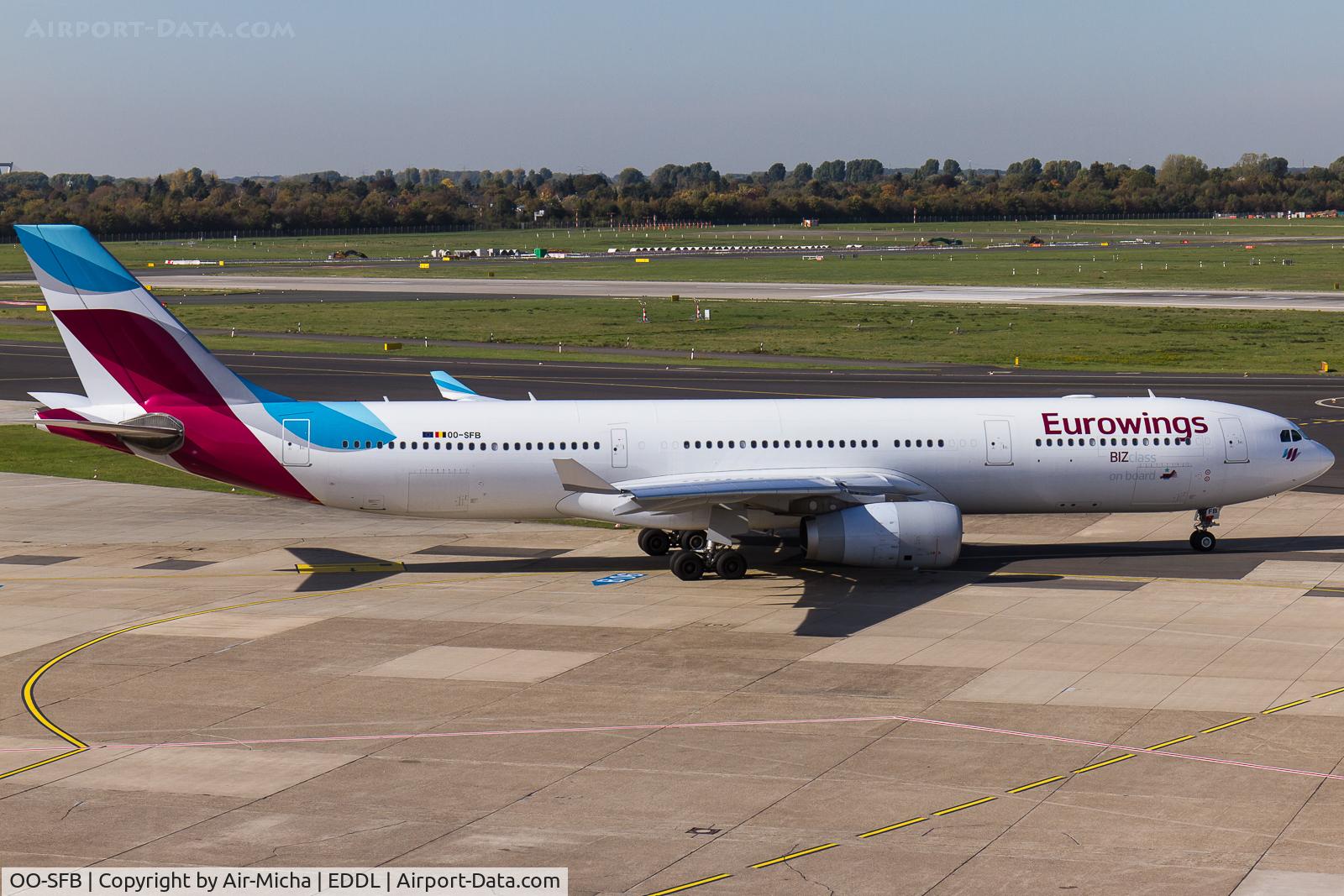 OO-SFB, 2008 Airbus A330-343X C/N 915, Eurowings