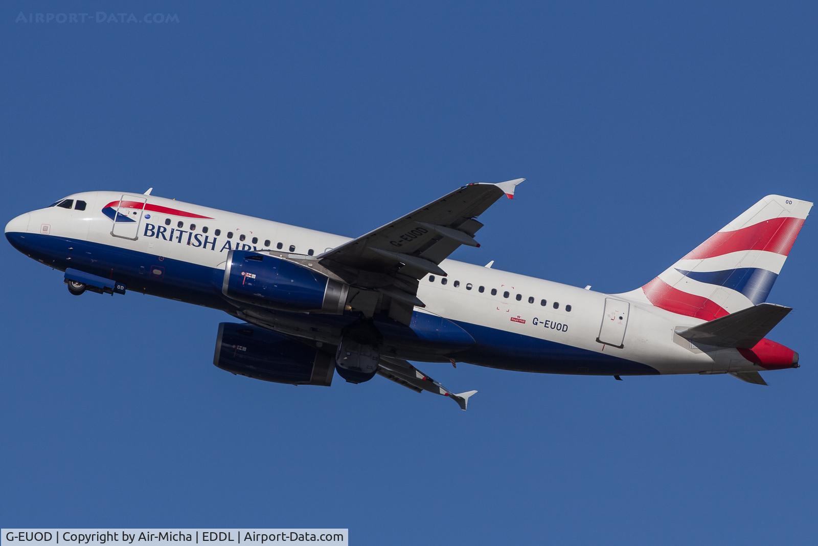G-EUOD, 2001 Airbus A319-131 C/N 1558, British Airways