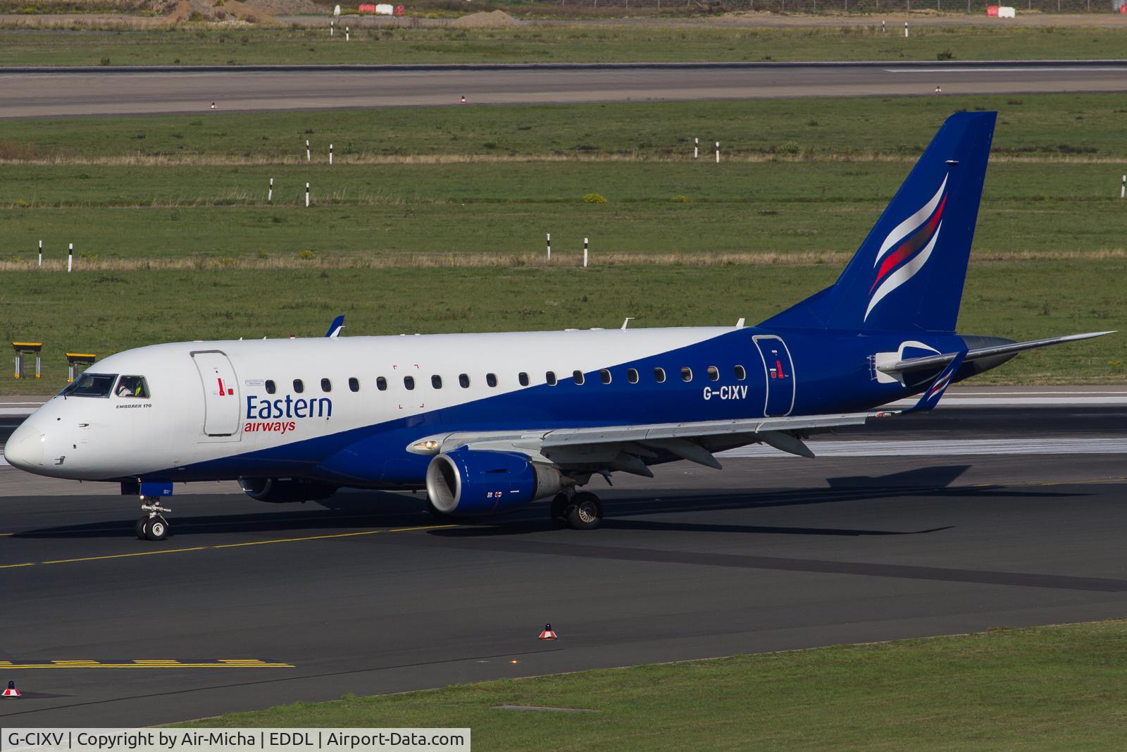 G-CIXV, 2005 Embraer 170LR (ERJ-170-100LR) C/N 17000111, Eastern Airways