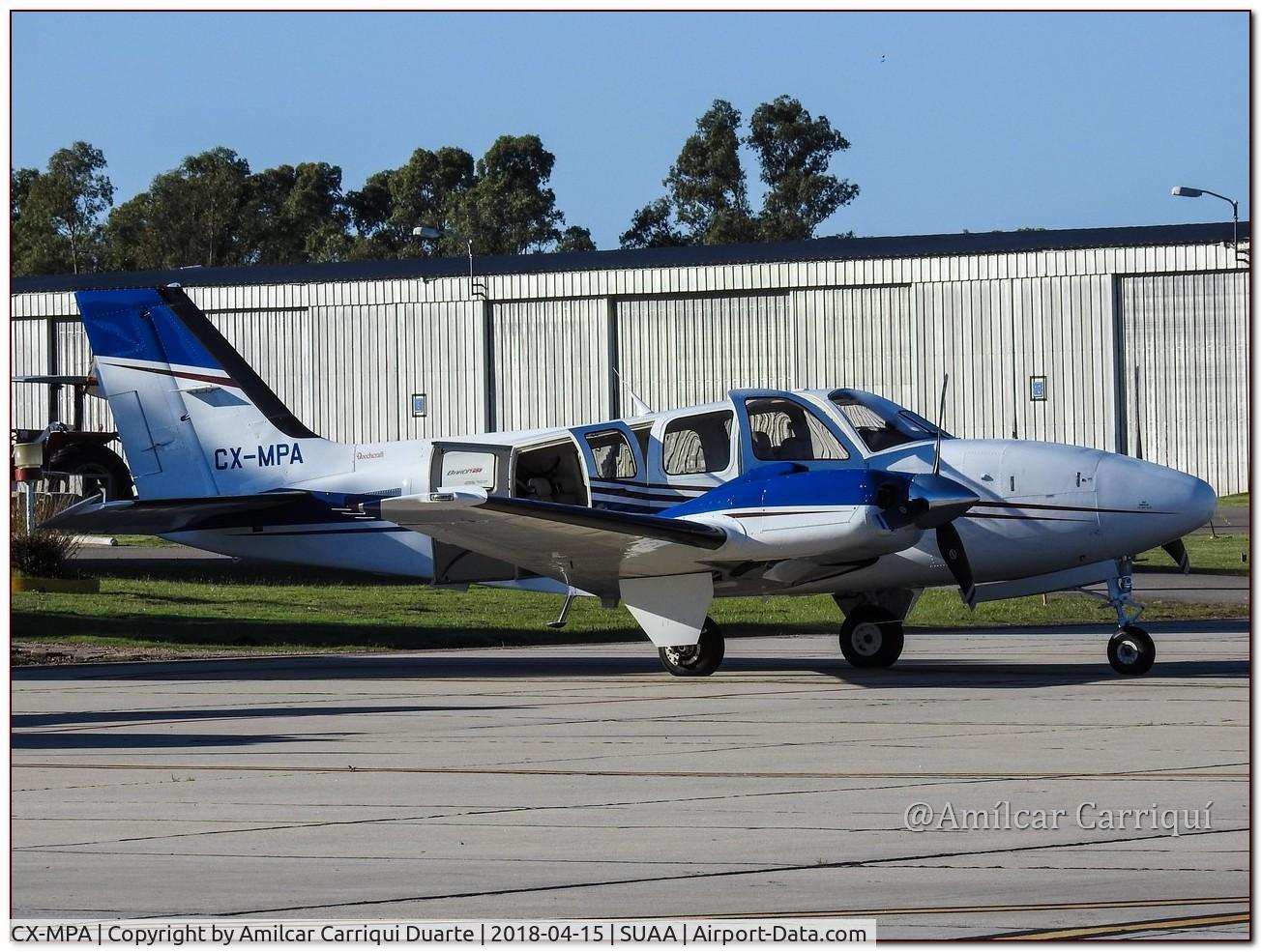 CX-MPA, 2014 Beechcraft G58 Baron C/N TH-2436, Landed at SUAA
