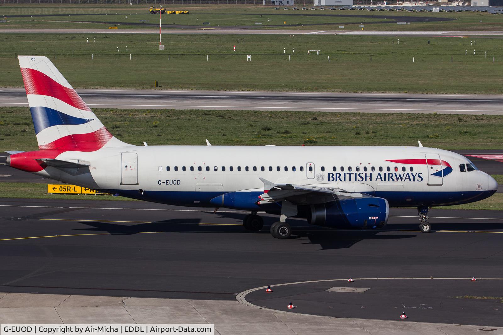 G-EUOD, 2001 Airbus A319-131 C/N 1558, British Airways