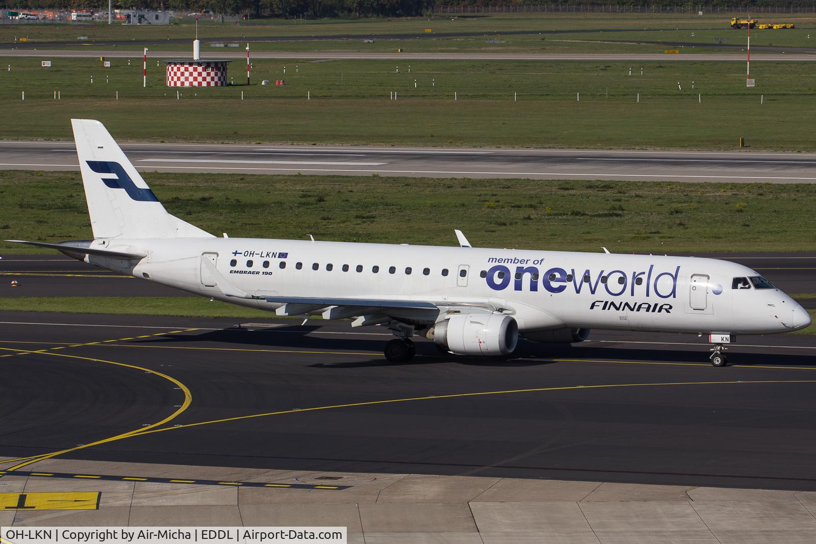 OH-LKN, 2009 Embraer 190LR (ERJ-190-100LR) C/N 19000252, Finnair