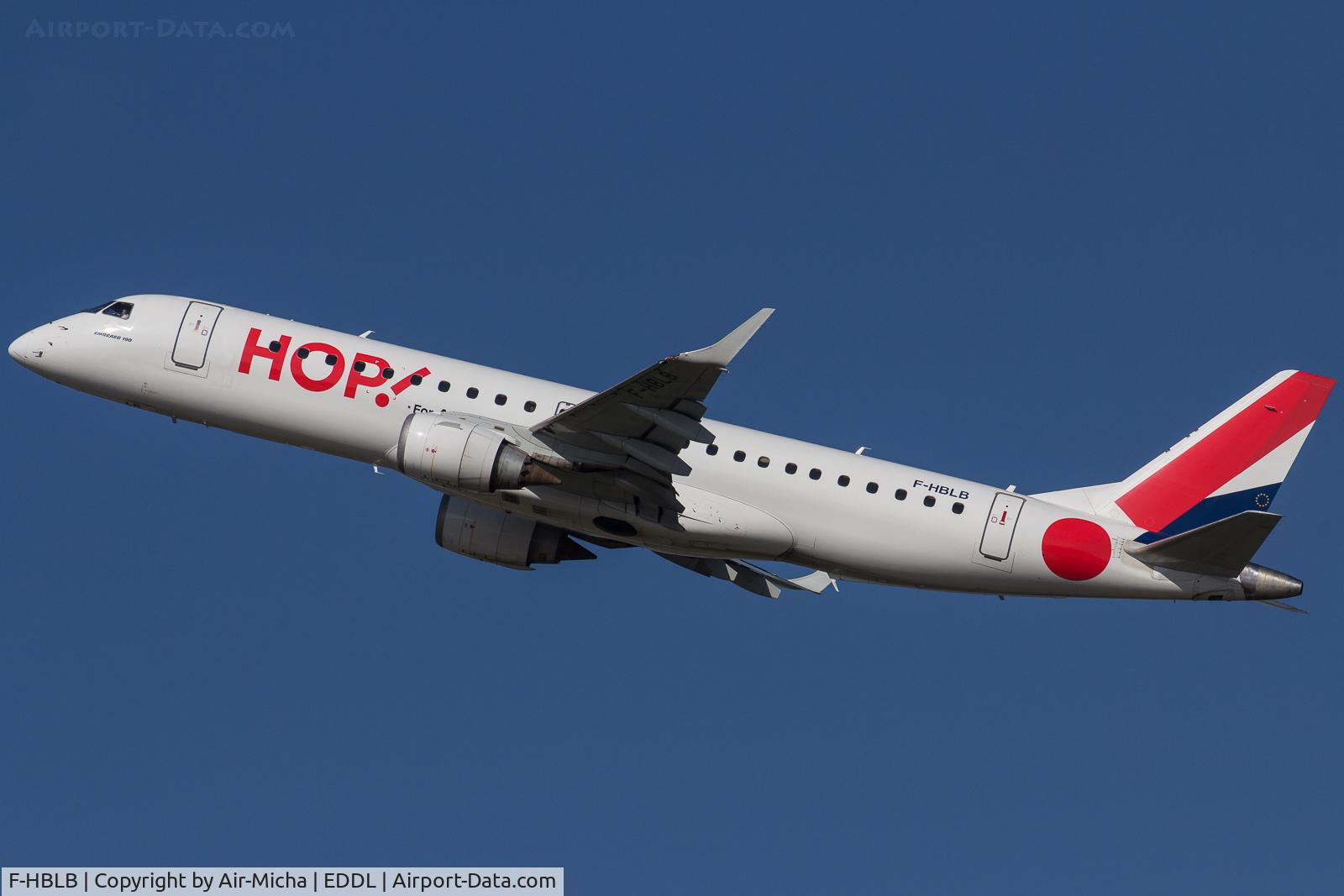 F-HBLB, 2007 Embraer 190LR (ERJ-190-100LR) C/N 19000060, HOP !