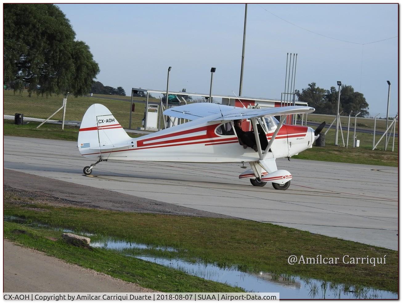 CX-AOH, 1951 Piper PA-22 C/N 22-256, Landed in SUAA