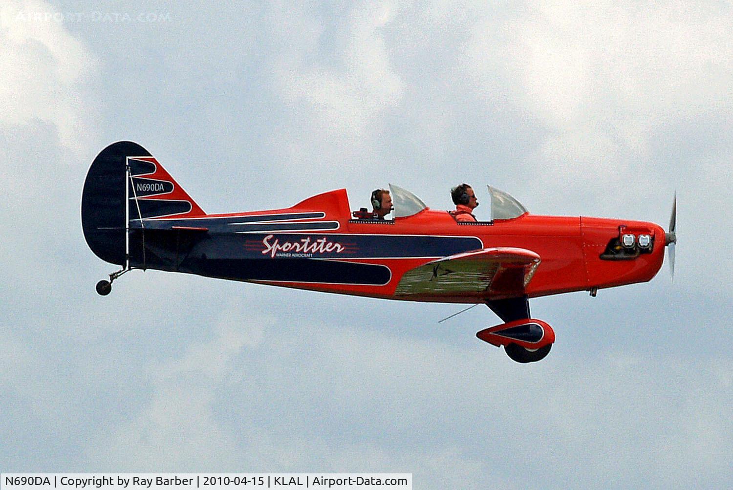 N690DA, Warner Sportster C/N 0209SPTEXLSA2, N690DA   Warner Aerocraft Sportster [0209SPTEXLSA2] Lakeland-Linder~N 15/04/2010