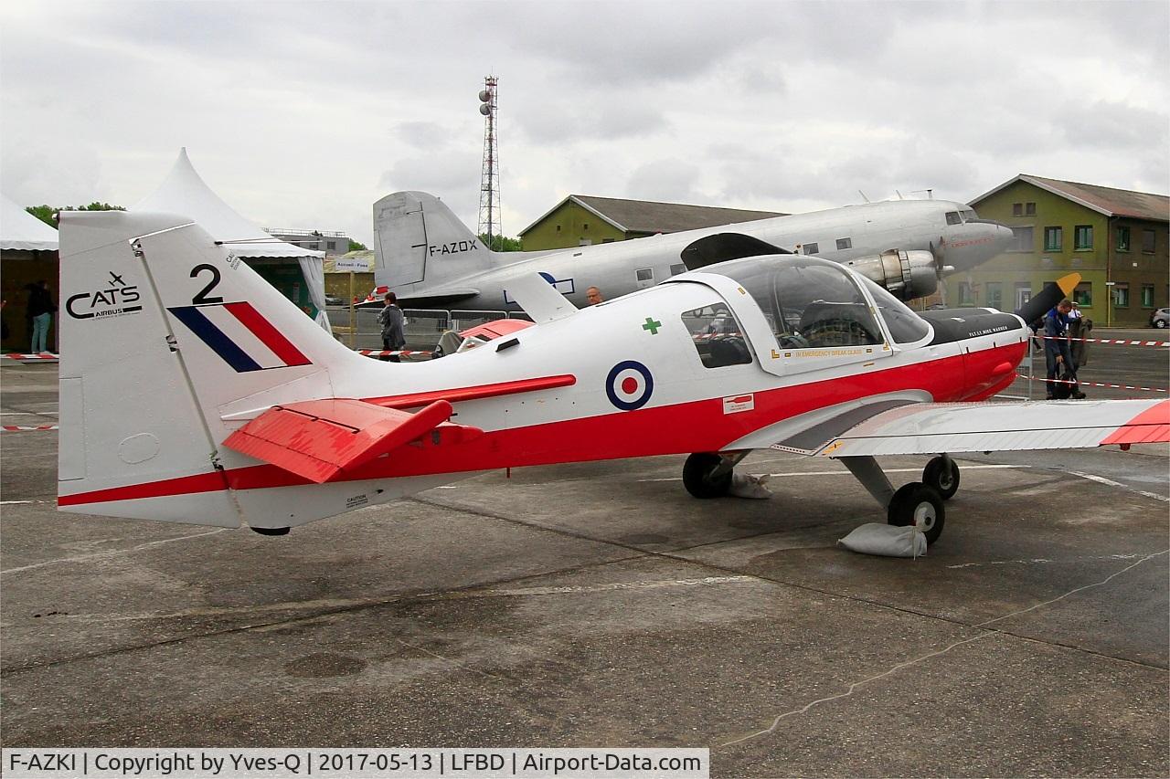 F-AZKI, 1974 Scottish Aviation Bulldog T.1 C/N BH.120/273, Scottish Aviation Bulldog T.1, Static display, Bordeaux-Mérignac Air Base 106 (LFBD-BOD) Open day 2017