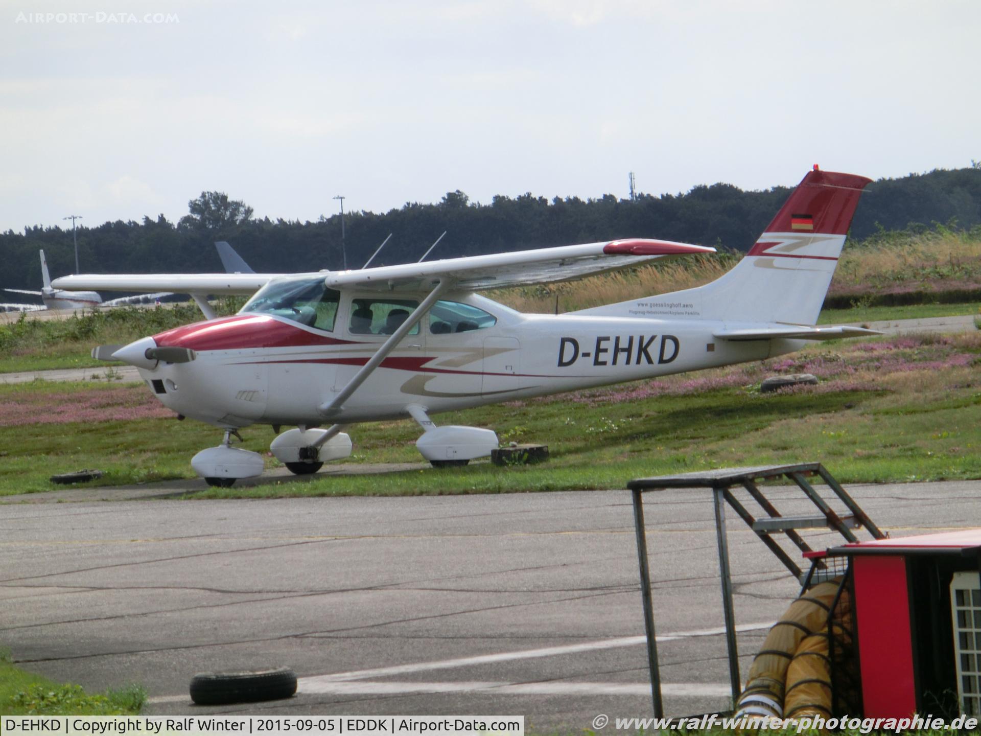 D-EHKD, Cessna 182K Skylane C/N 18258418, Cessna 182K Skylane - Private destroyed by fire - 18258418 - D-EHKD - 05.09.2015 - CGN