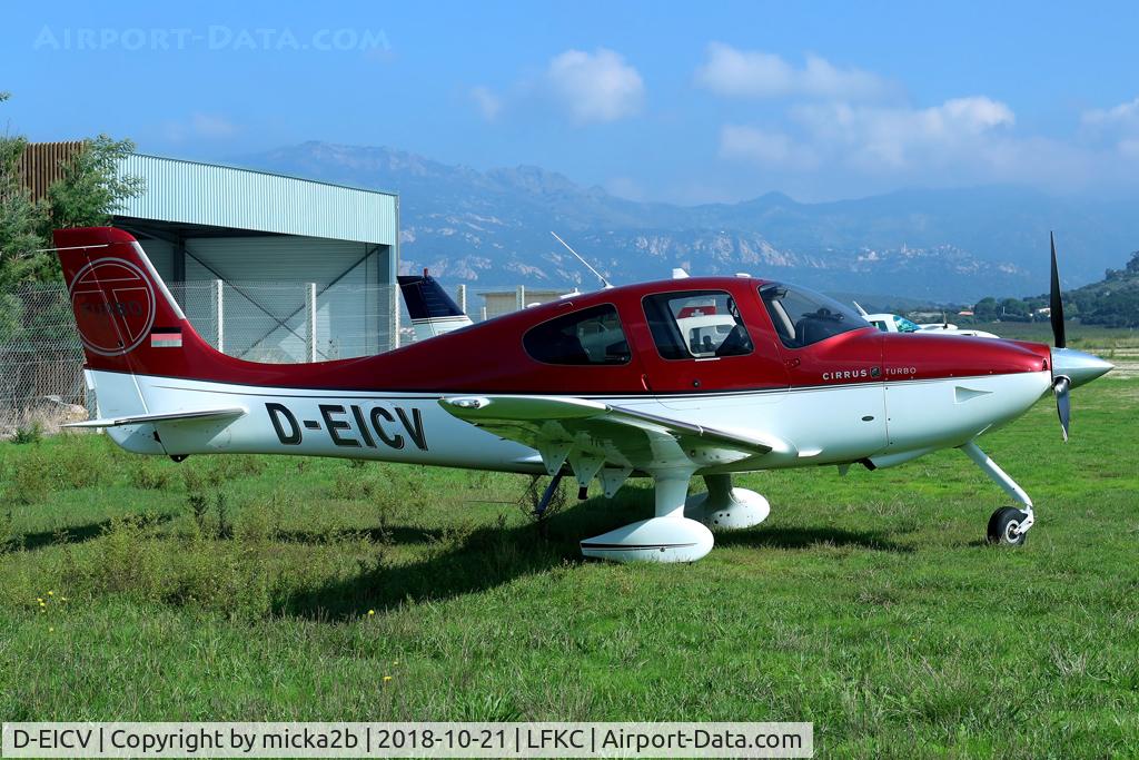 D-EICV, Cirrus SR22T C/N 3594, Parked