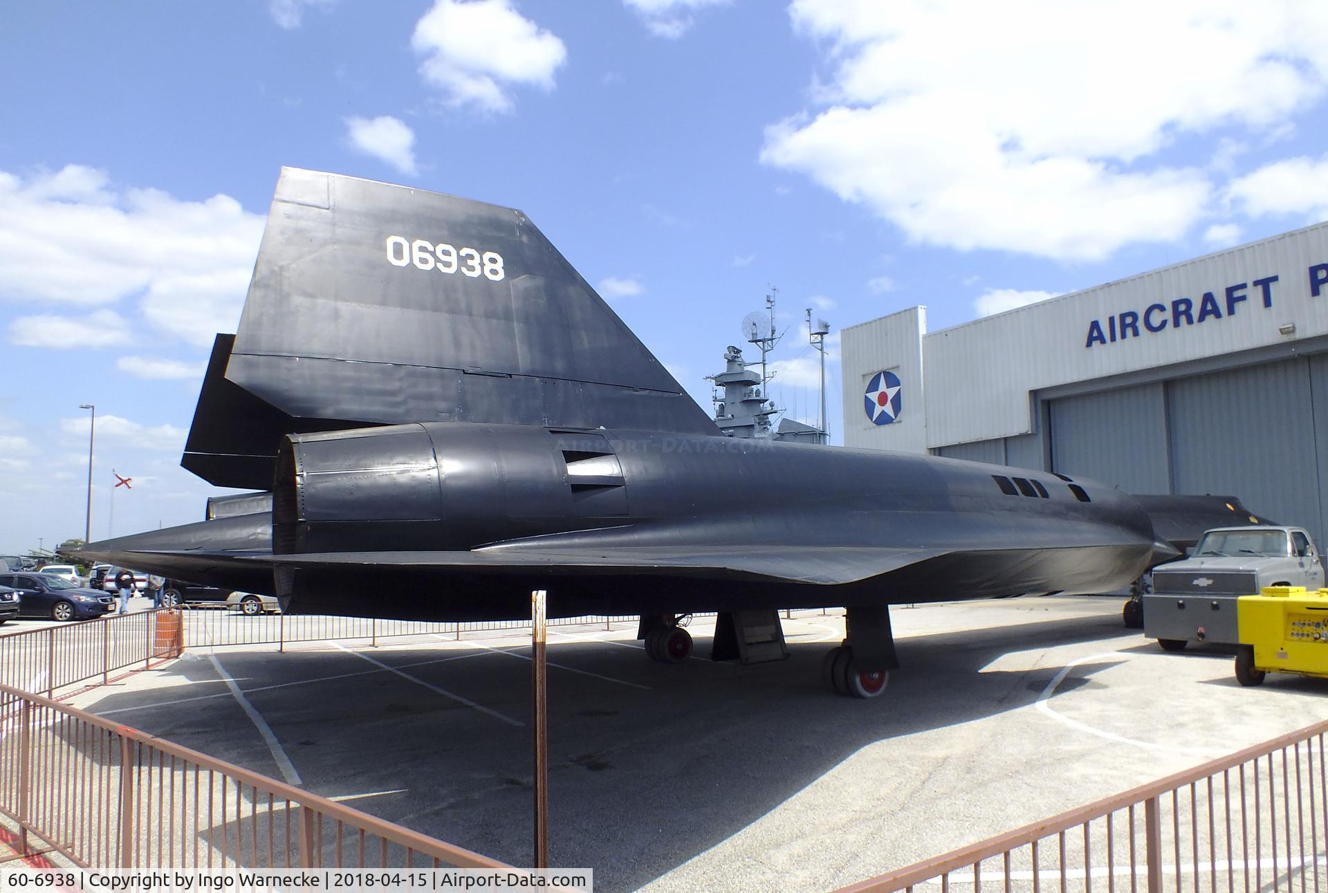 60-6938, 1962 Lockheed A-11 Blackbird C/N 132, Lockheed A-12 Blackbird at the USS Alabama Battleship Memorial Park, Mobile AL