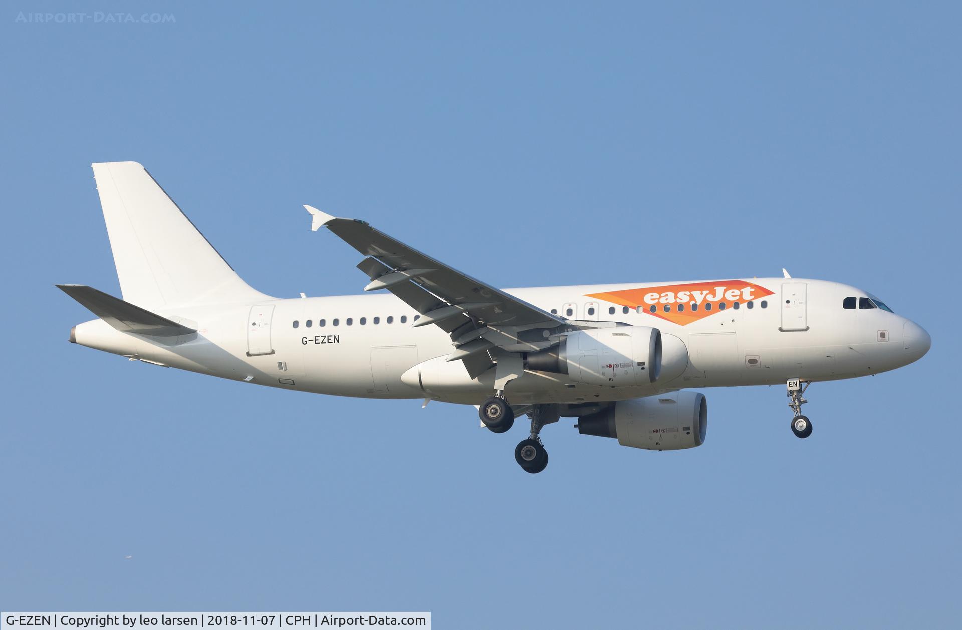 G-EZEN, 2004 Airbus A319-111 C/N 2245, Copenhagen 7.11.2018