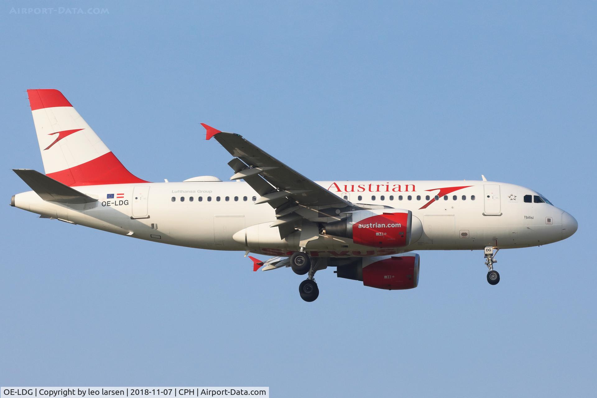 OE-LDG, 2006 Airbus A319-112 C/N 2652, Copenhagen 7.11.2018