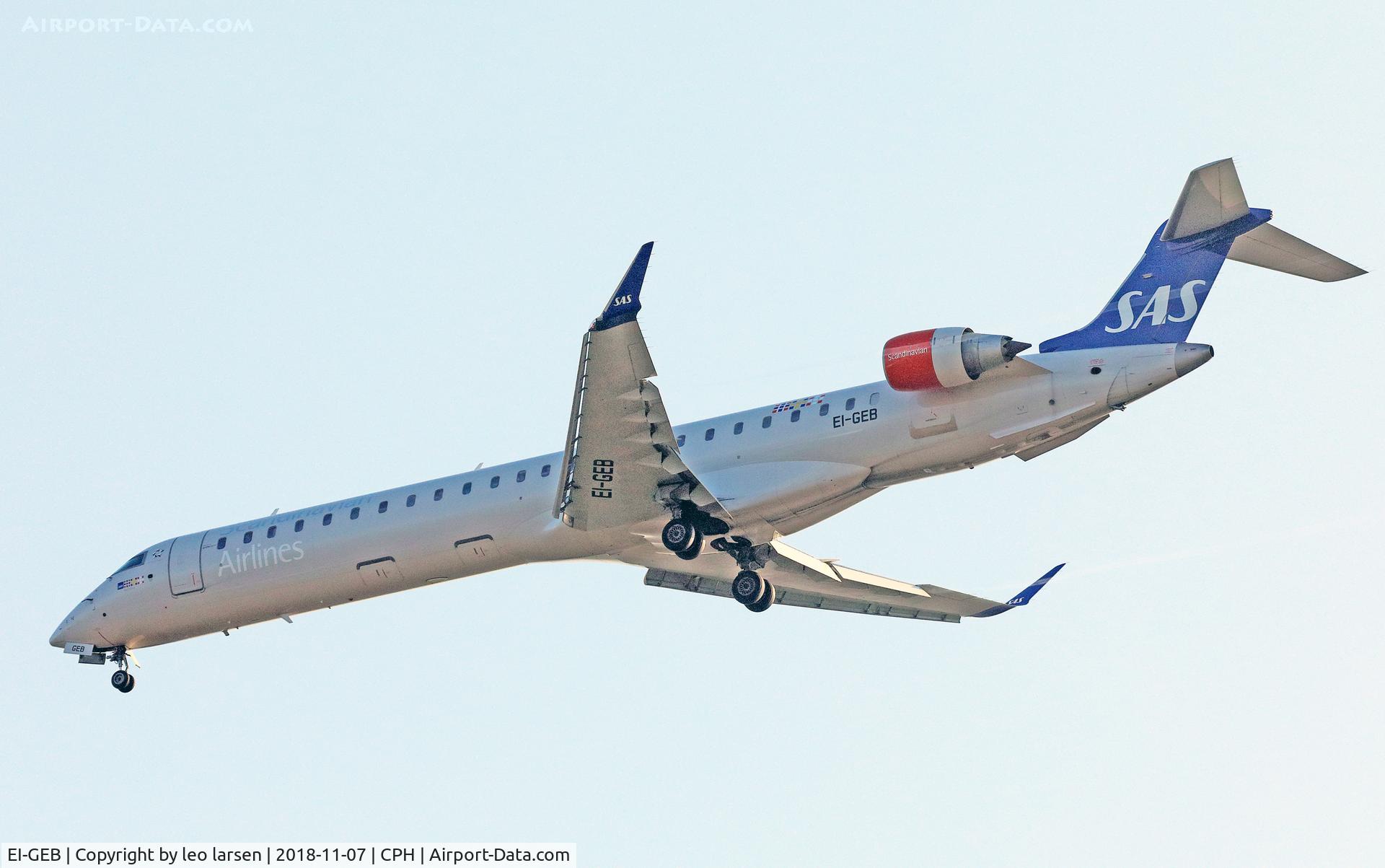 EI-GEB, 2009 Bombardier CRJ-900 (CL-600-2D24) C/N 15231, Copenhagen 7.11.2018