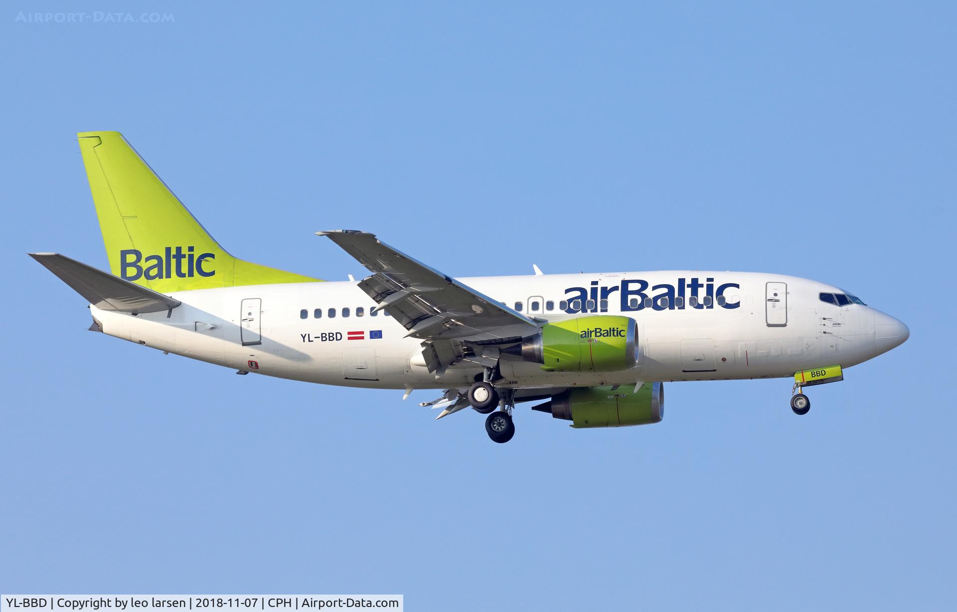 YL-BBD, 1999 Boeing 737-53S C/N 29075, Copenhagen 7.11.2018