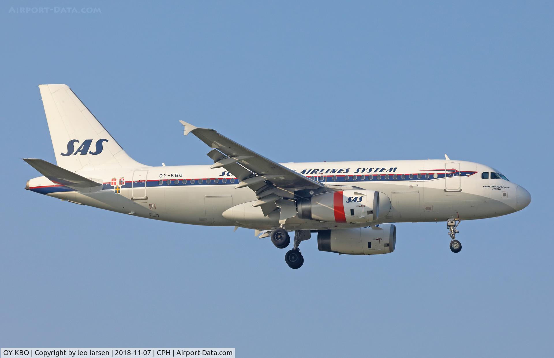 OY-KBO, 2006 Airbus A319-131 C/N 2850, Copenhagen 7.11.2018