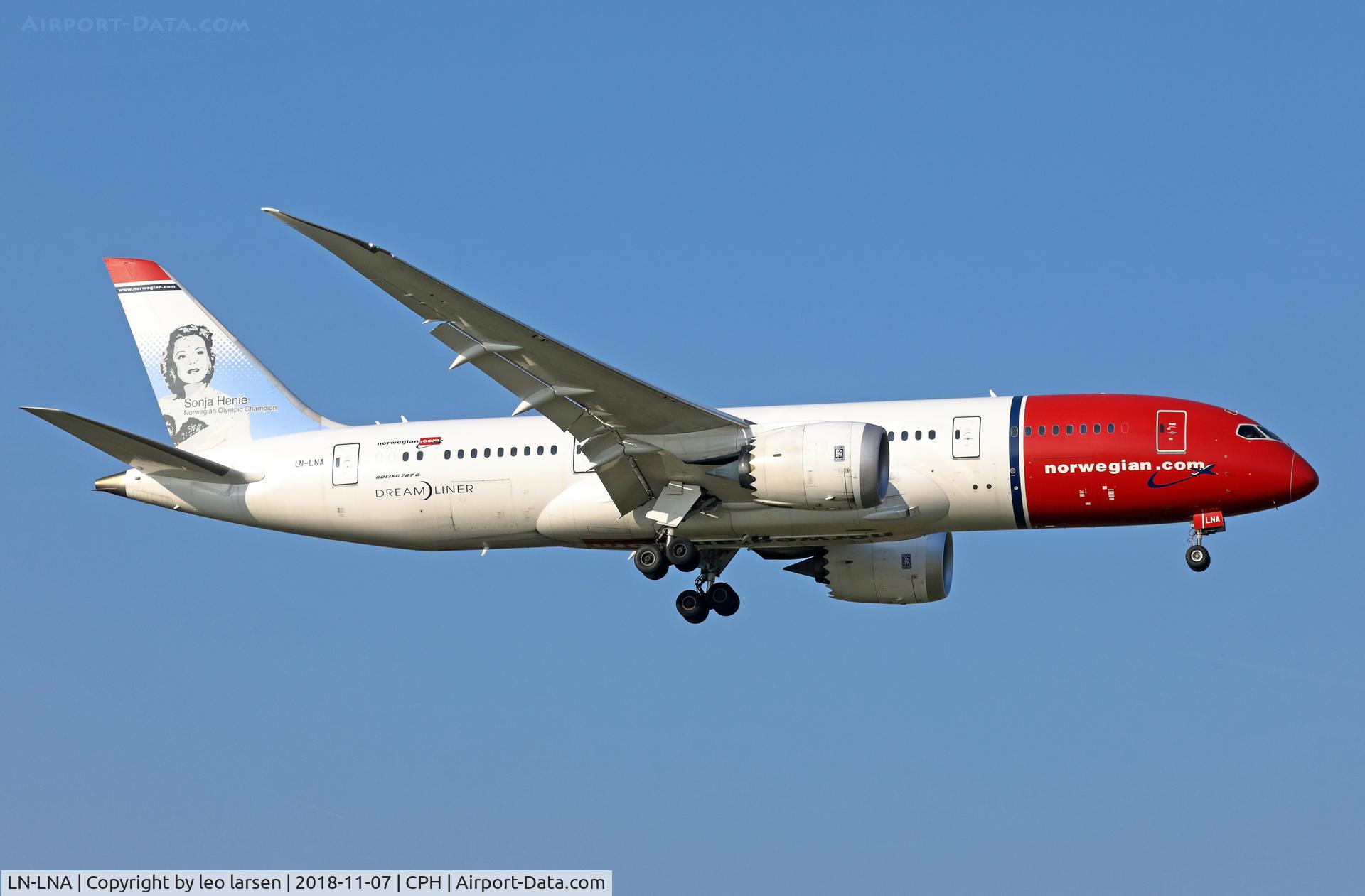 LN-LNA, 2013 Boeing 787-8 Dreamliner C/N 35304, Copenhagen 7.11.2018