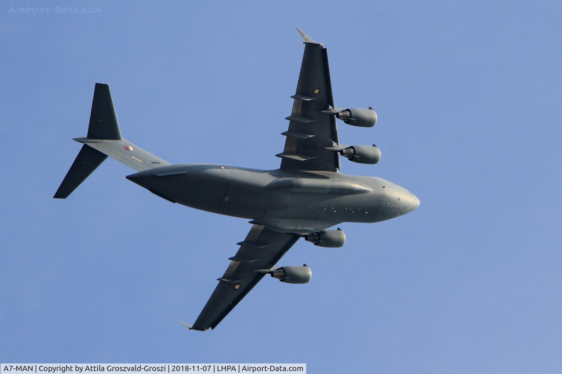 A7-MAN, 2014 Boeing C-17A Globemaster III C/N F-275, LHPA Pápa Air Base, Hungary
