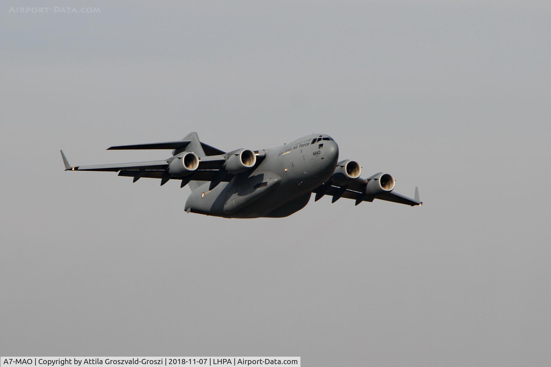 A7-MAO, 2015 Boeing C-17A Globemaster III C/N F-278, LHPA Pápa Air Base, Hungary