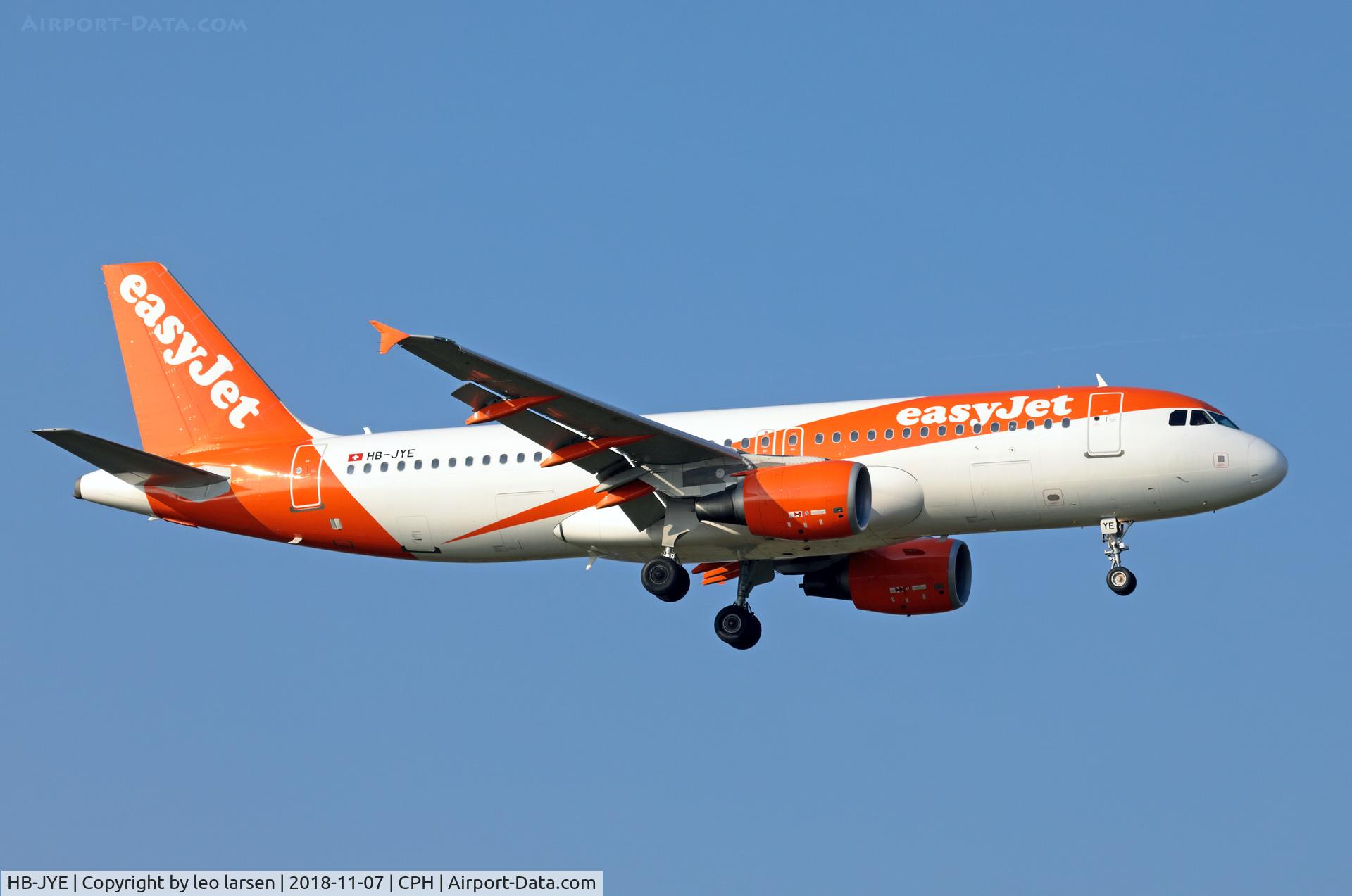 HB-JYE, 2009 Airbus A320-214 C/N 4006, Copenhagen 7.11.2018