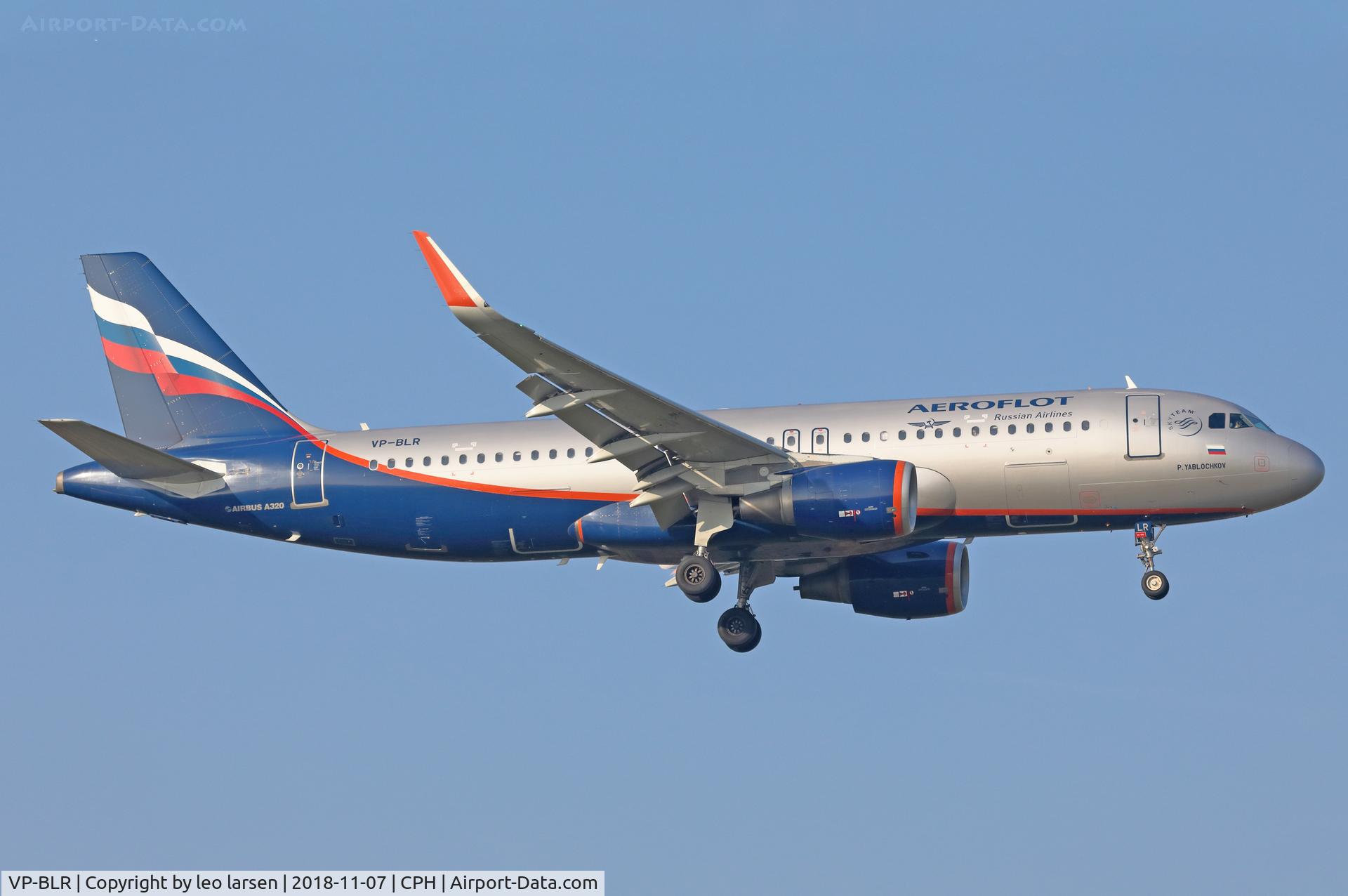 VP-BLR, 2013 Airbus A320-214 C/N 5585, Copenhagen 7.11.2018