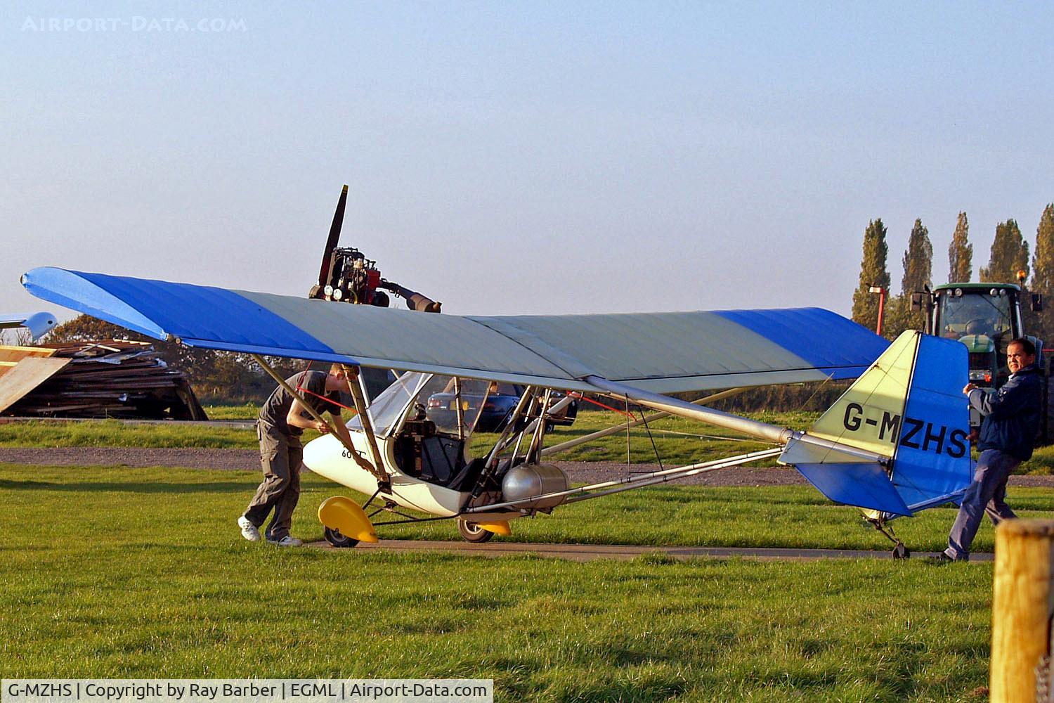 G-MZHS, 1997 Thruster T600T C/N 9077-T600T-013, G-MZHS   Thruster Sprint T-600T [9077-T600T-013] Damyns Hall, Essex~G 11/10/2008