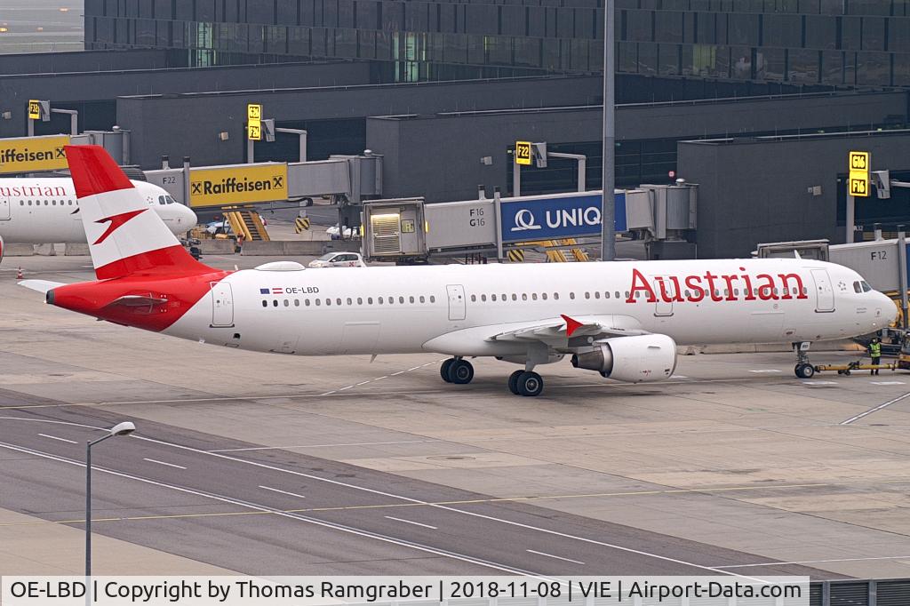 OE-LBD, 1998 Airbus A321-211 C/N 920, Austrian Airlines Airbus A321