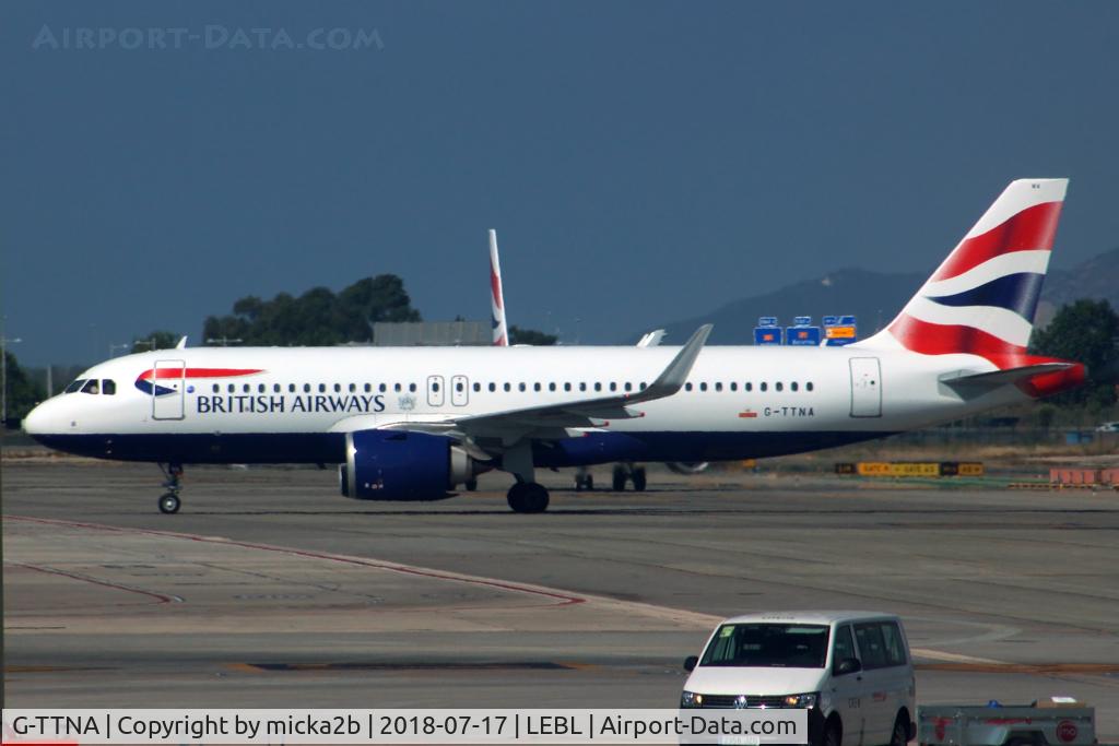 G-TTNA, 2018 Airbus A320-251N C/N 8108, Taxiing