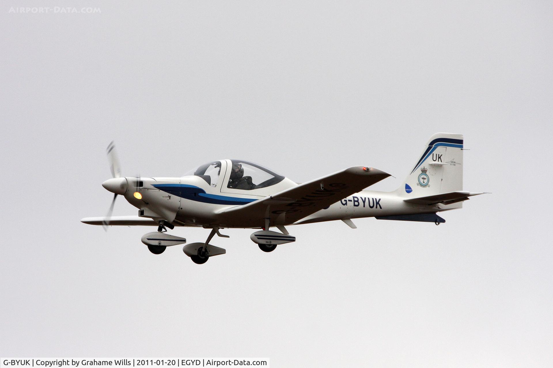 G-BYUK, 1999 Grob G-115E Tutor T1 C/N 82096/E, Grob G115E Tutor T1 G-BYUK 16/115 [Reserve] Sqd RAF, Cranwell 20/1/11