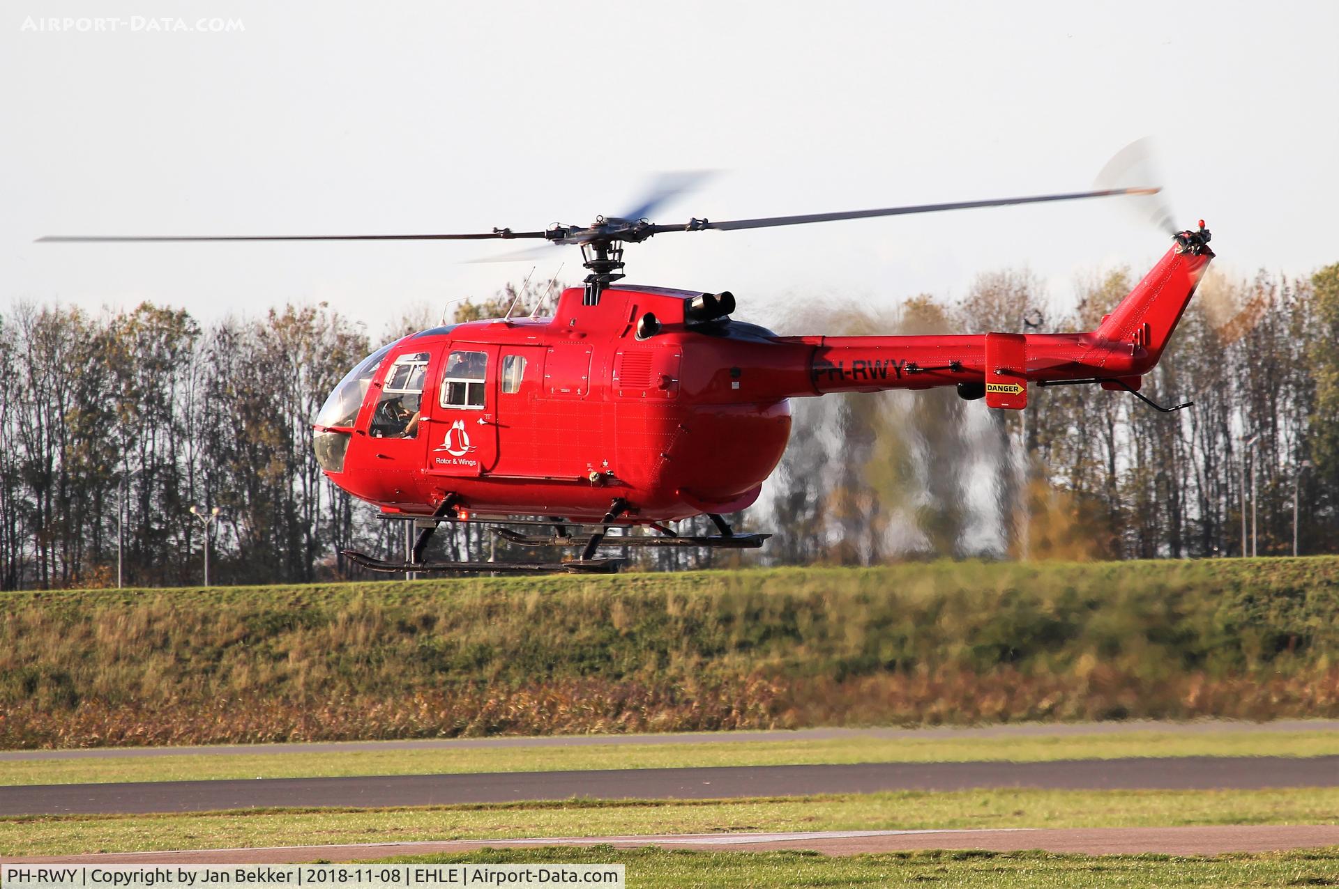 PH-RWY, 1993 MBB Bo-105DBS-4 C/N S-34/912, Lelystad Airport