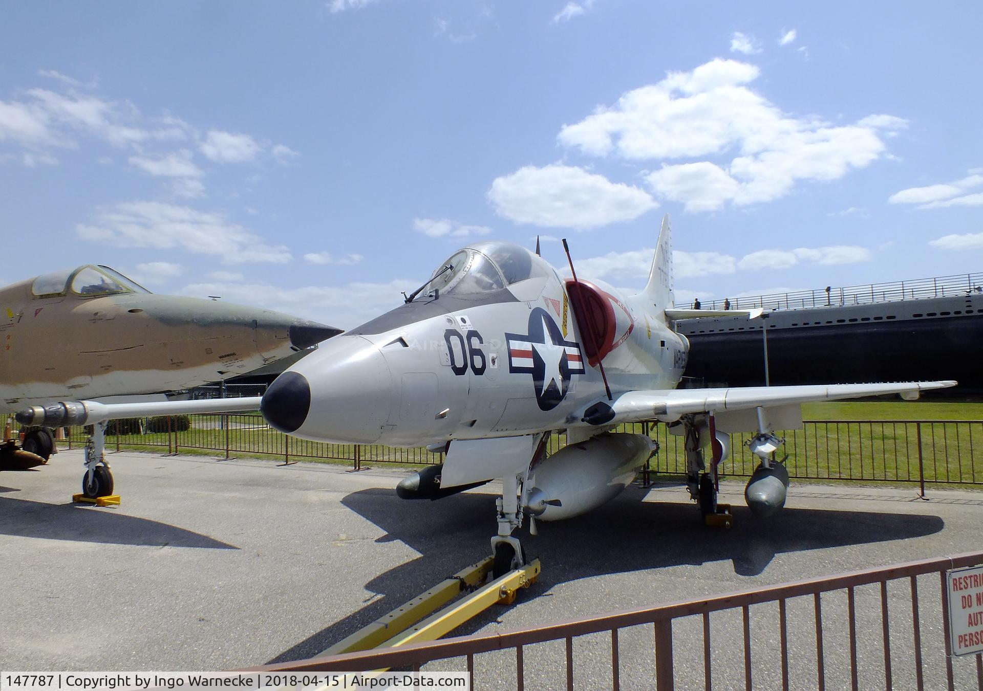 147787, Douglas A-4L Skyhawk C/N 12551, Douglas A-4L Skyhawk at the USS Alabama Battleship Memorial Park, Mobile AL
