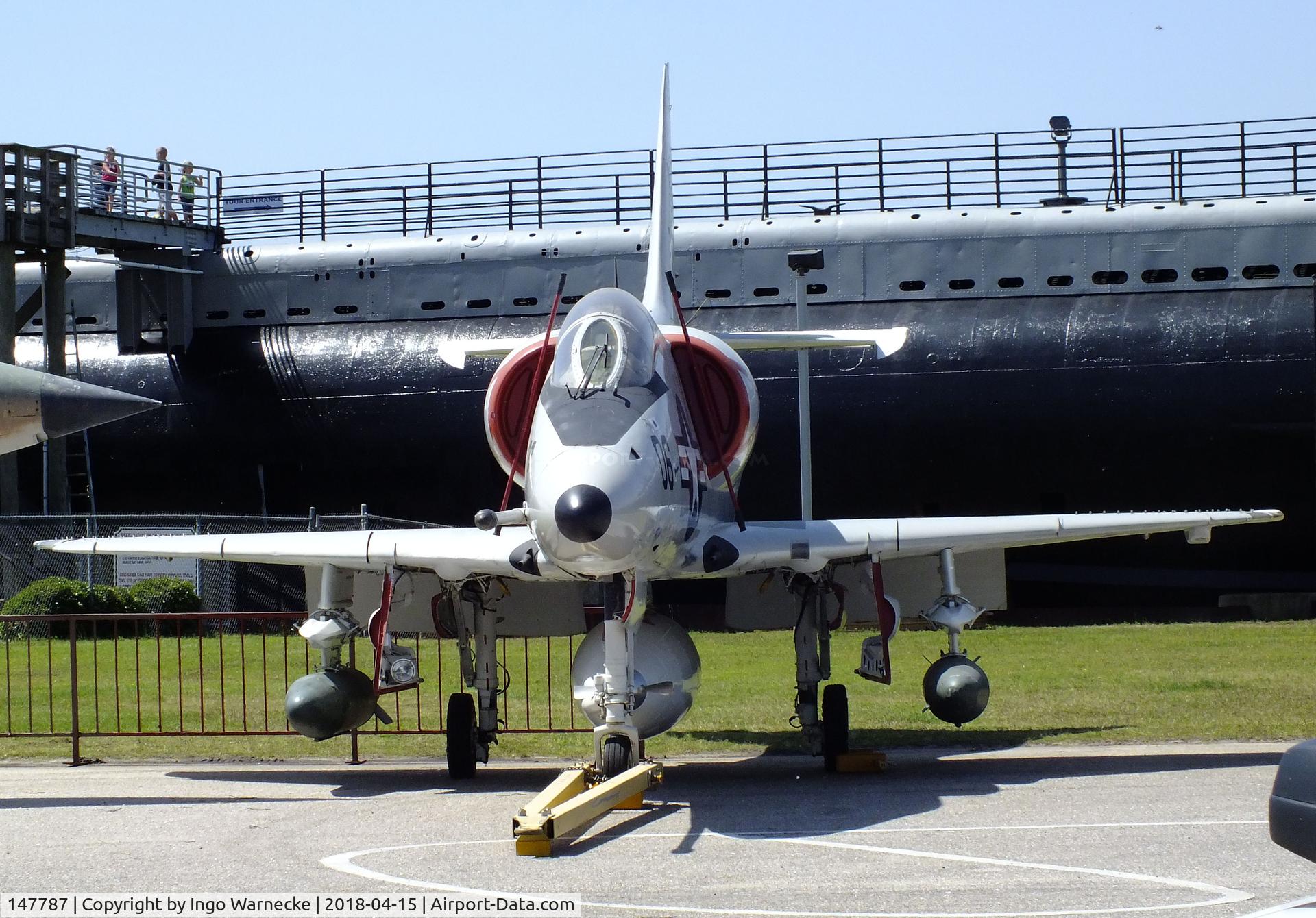 147787, Douglas A-4L Skyhawk C/N 12551, Douglas A-4L Skyhawk at the USS Alabama Battleship Memorial Park, Mobile AL