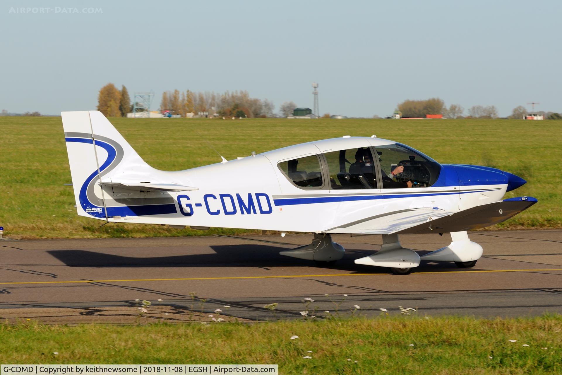 G-CDMD, 2005 Robin DR-400-500 President C/N 42, Nice Visitor.