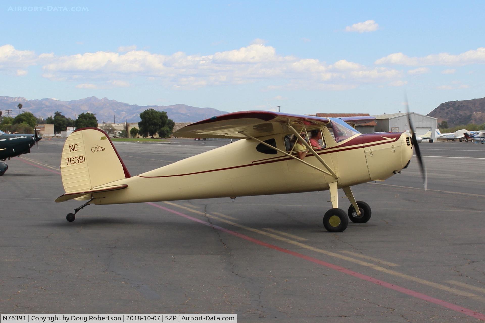 N76391, 1946 Cessna 140 C/N 10812, 1946 Cessna 140, Continental C85 85 Hp