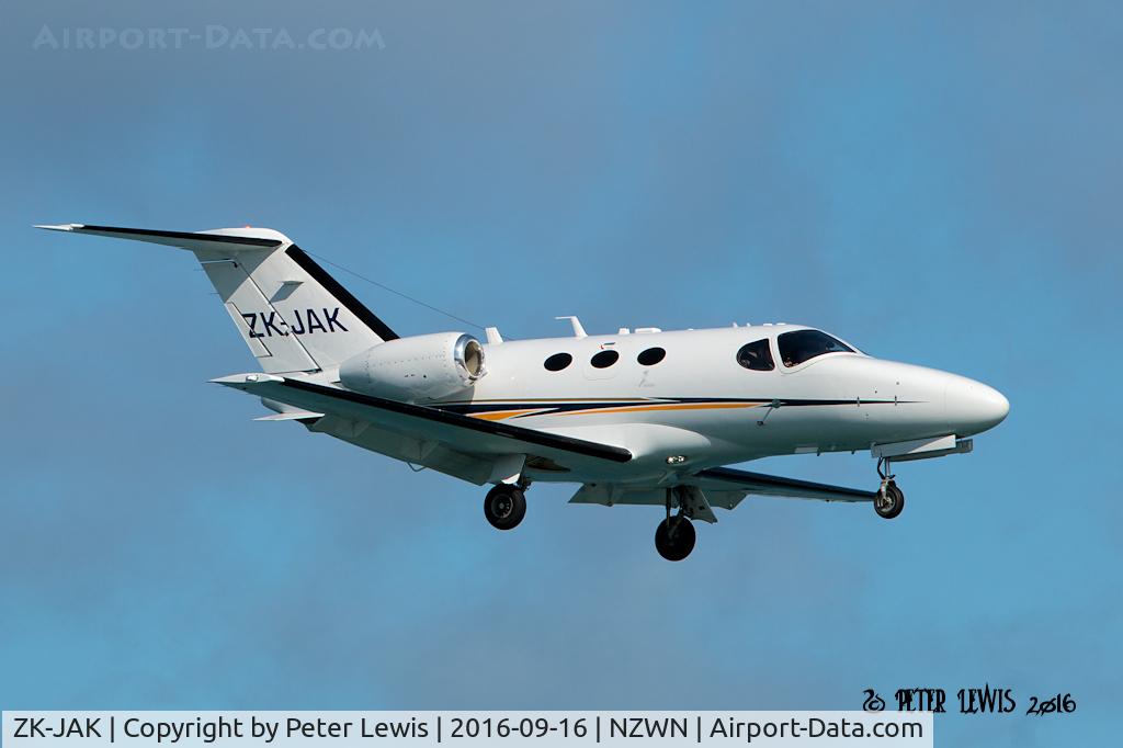 ZK-JAK, 2010 Cessna 510 Citation Mustang Citation Mustang C/N 510-0347, JAK Air Ltd., Rotorua