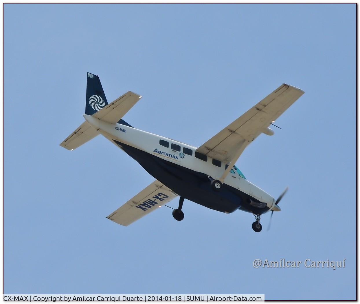 CX-MAX, 1985 Cessna 208A Cargomaster C/N 20800042, flying over SUMU