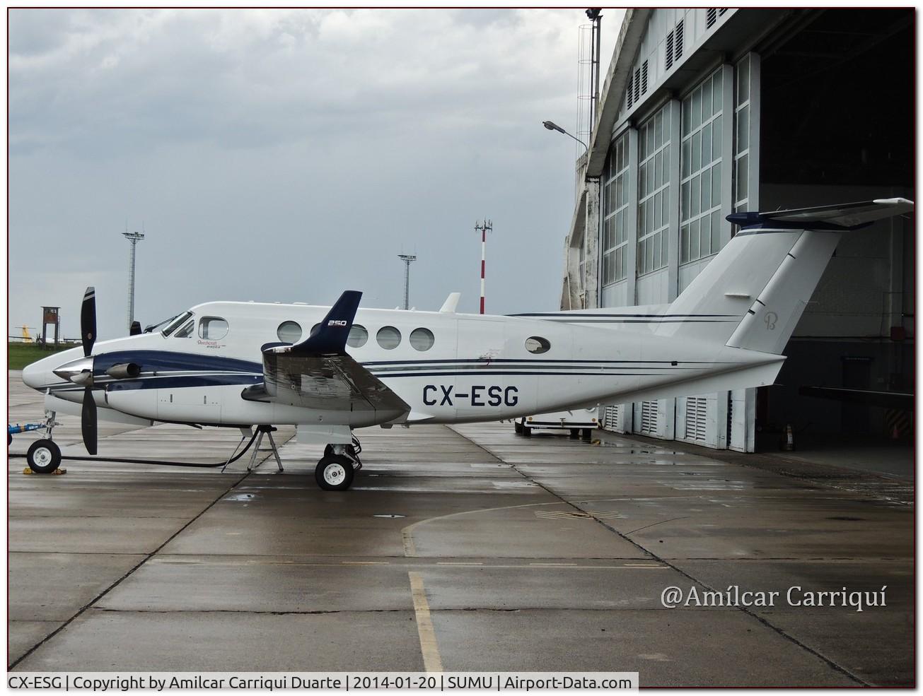 CX-ESG, 2013 Beechcraft B200GT C/N BY-184, Landed at SUMU