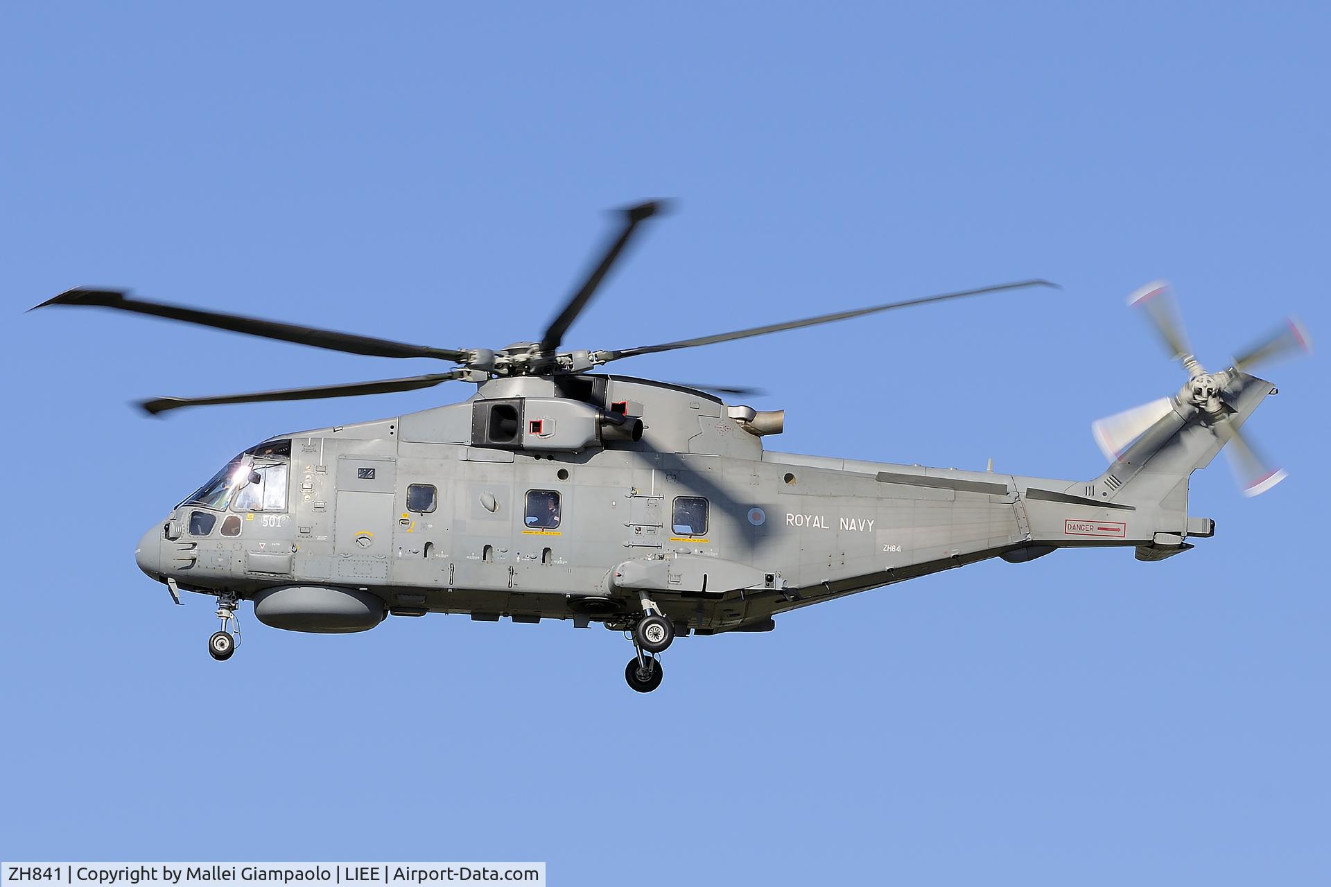 ZH841, 2000 AgustaWestland EH-101 Merlin HM.2 C/N 50087/RN21/MCSP21, ZH841