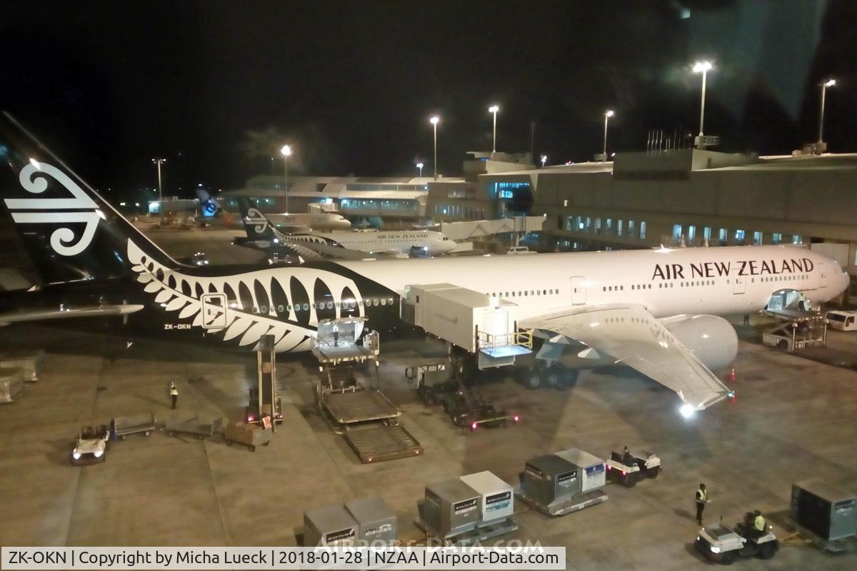 ZK-OKN, 2010 Boeing 777-306/ER C/N 38406, Getting ready for the long haul to LAX