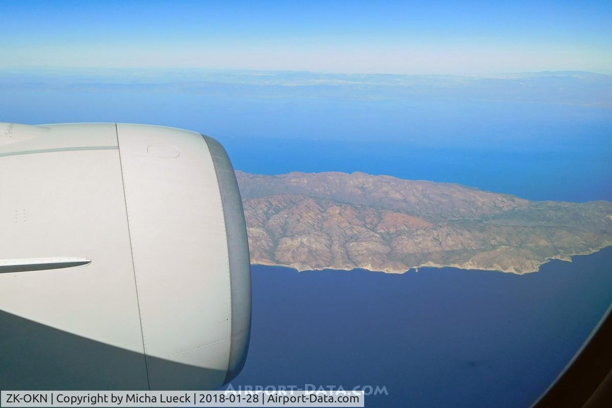 ZK-OKN, 2010 Boeing 777-306/ER C/N 38406, Approaching LAX (AKL-LAX)