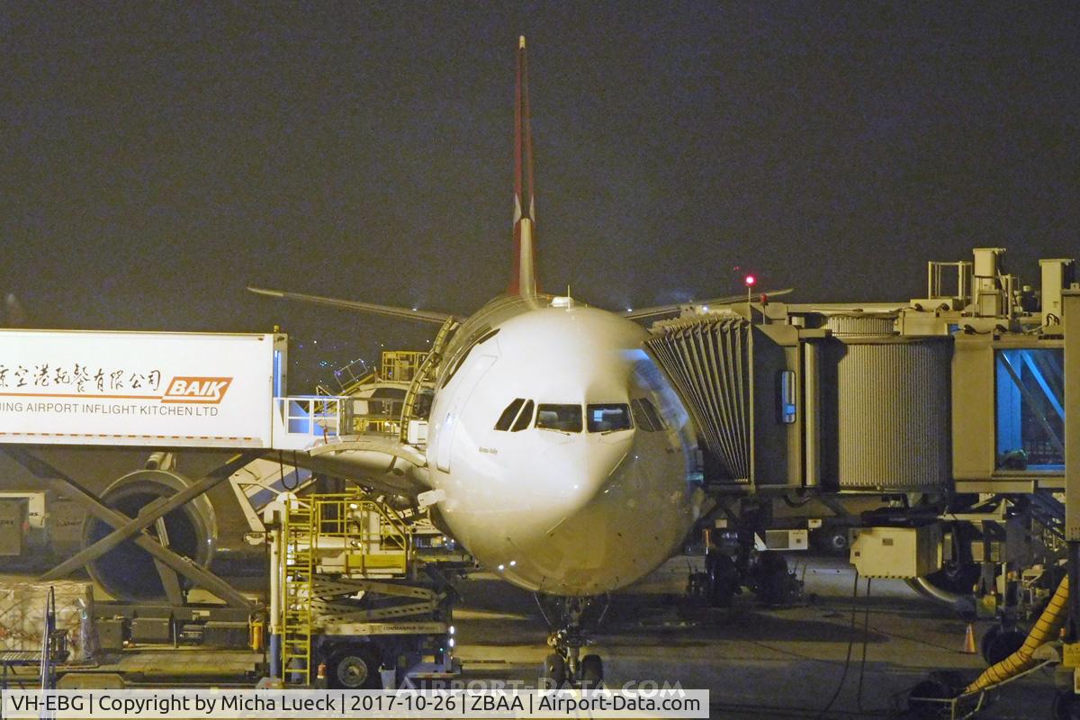 VH-EBG, 2007 Airbus A330-202 C/N 887, At Beijing
