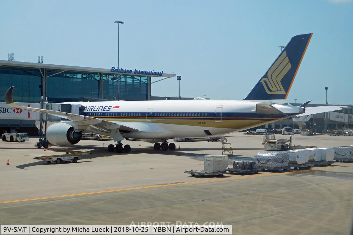 9V-SMT, 2017 Airbus A350-941 C/N 170, At Brisbane