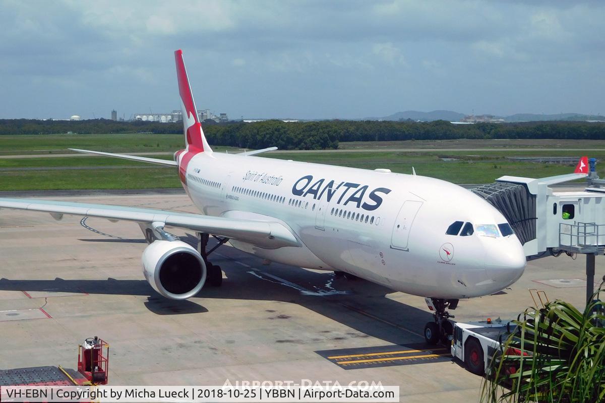 VH-EBN, 2010 Airbus A330-202 C/N 1094, At Brisbane
